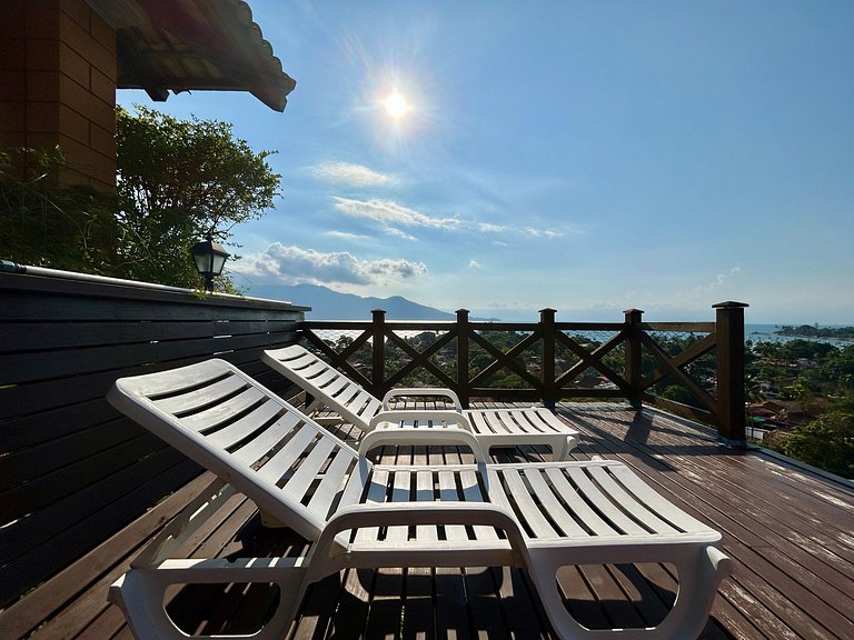 Vista mar, piscina, sauna e espaço gourmet