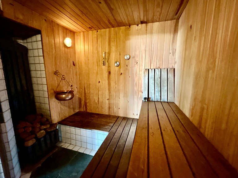 Vista mar, piscina, sauna e espaço gourmet