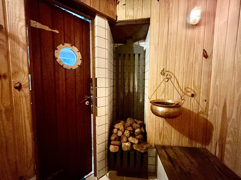 Vista mar, piscina, sauna e espaço gourmet