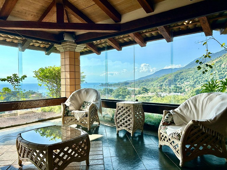 Vista mar, piscina, sauna e espaço gourmet