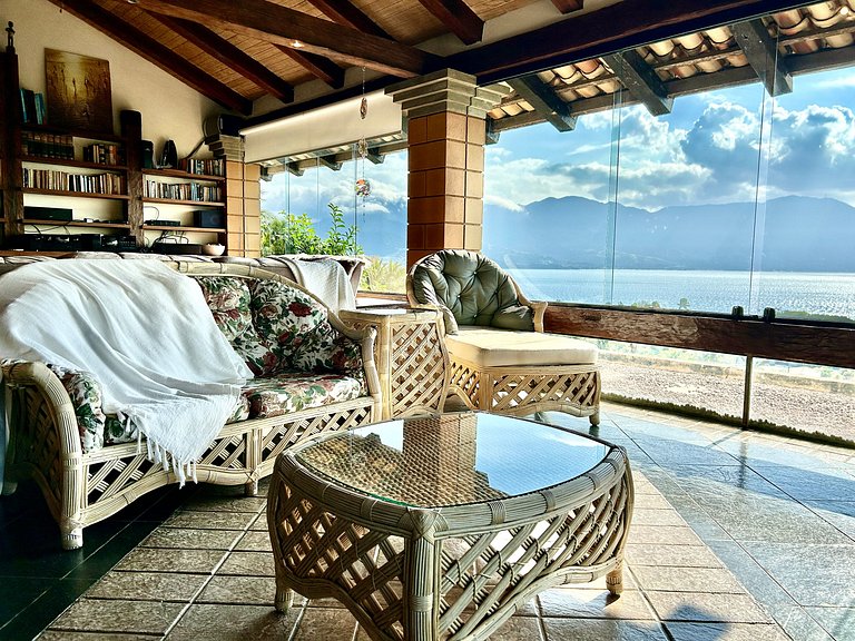 Vista mar, piscina, sauna e espaço gourmet