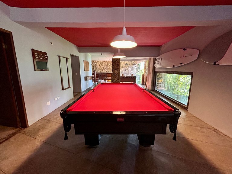 Píer, academia, sauna, piscina e churrasqueira
