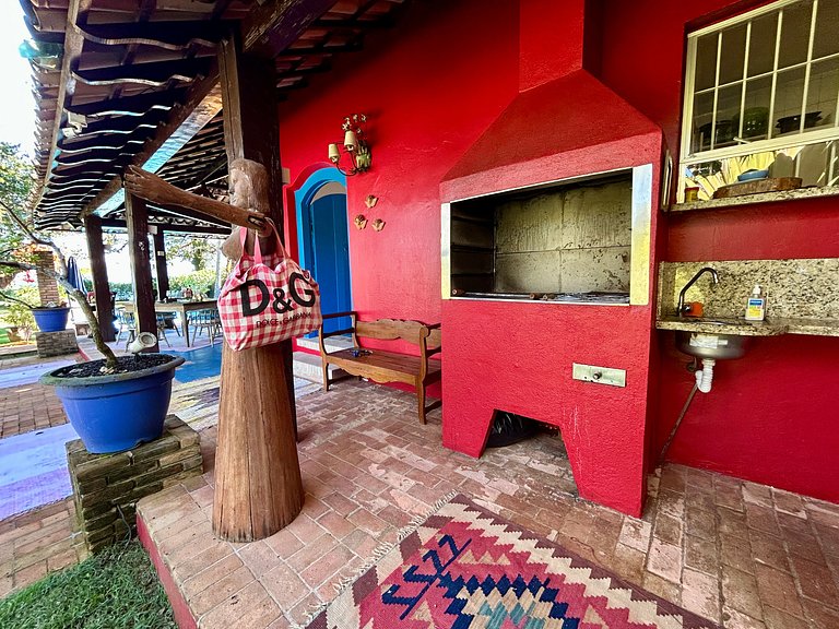 Casa pé na areia, piscina, churrasqueira e jacuzzi