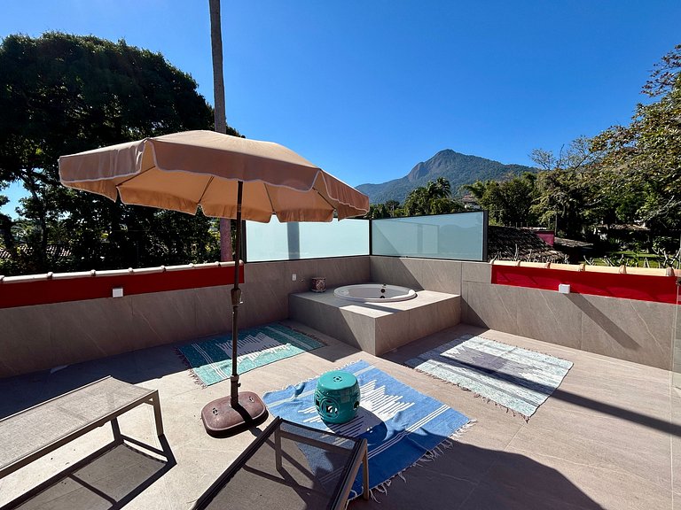 Casa pé na areia, piscina, churrasqueira e jacuzzi