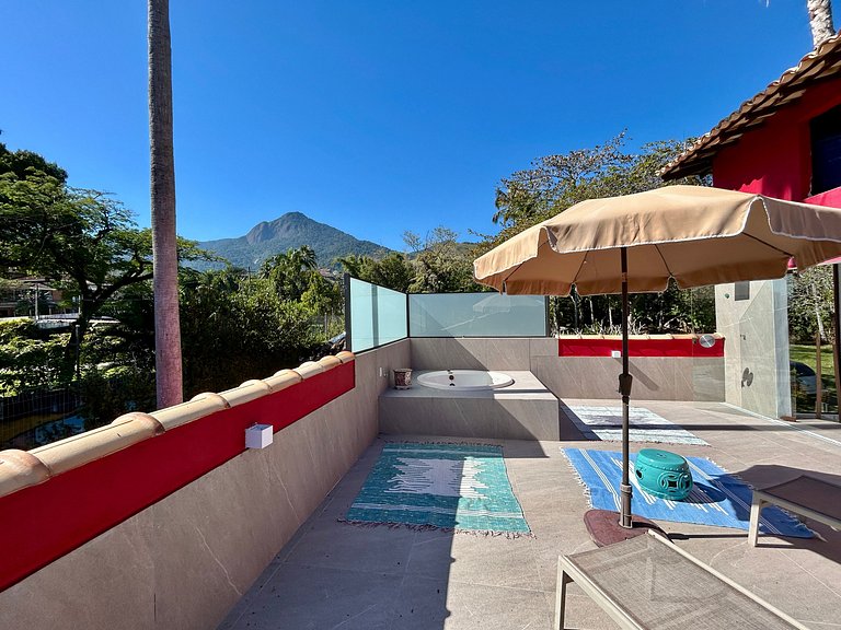 Casa pé na areia, piscina, churrasqueira e jacuzzi