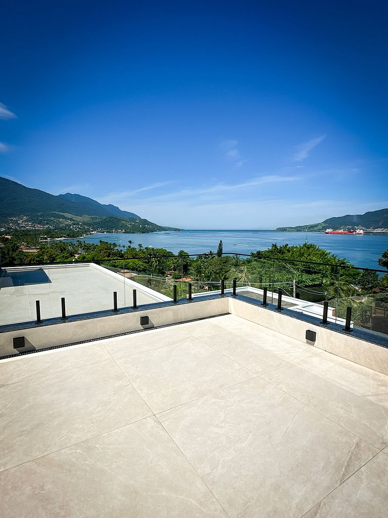 Piscina aquecida, hidro, espaço gourmet e vista