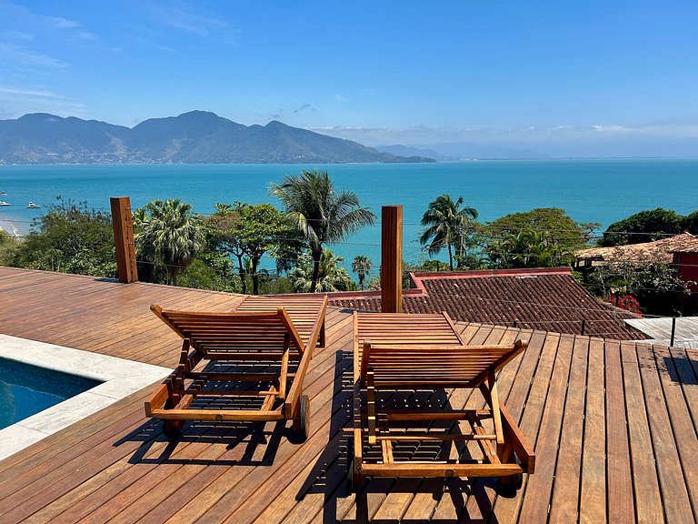 Vista deslumbrante, piscina, sauna, churrasqueira