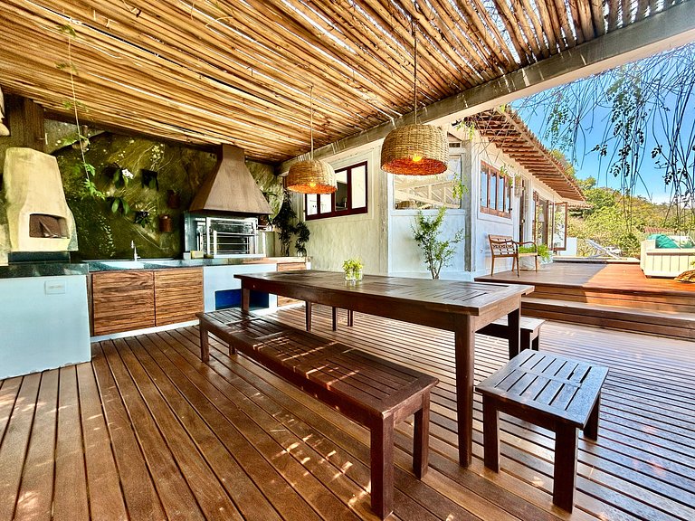 Vista deslumbrante, piscina, sauna, churrasqueira