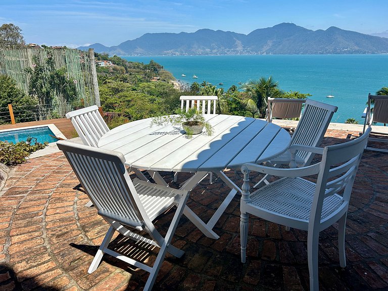 Vista deslumbrante, piscina, sauna, churrasqueira