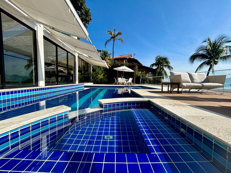 Vista encantadora, requinte, piscina, área gourmet