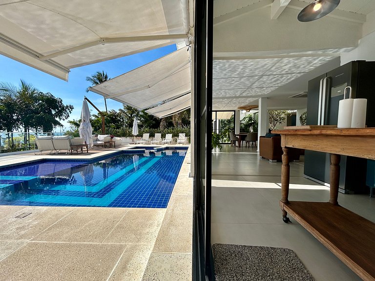Vista encantadora, requinte, piscina, área gourmet