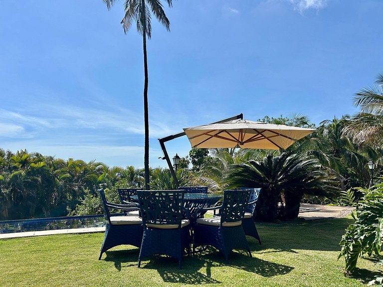 Piscina, espaço gourmet climatizado, vista mar
