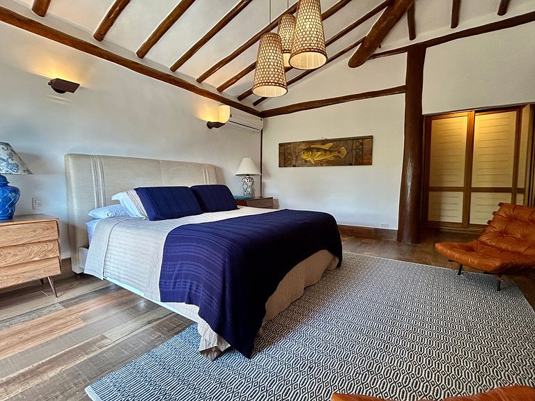 Piscina, espaço gourmet climatizado, vista mar