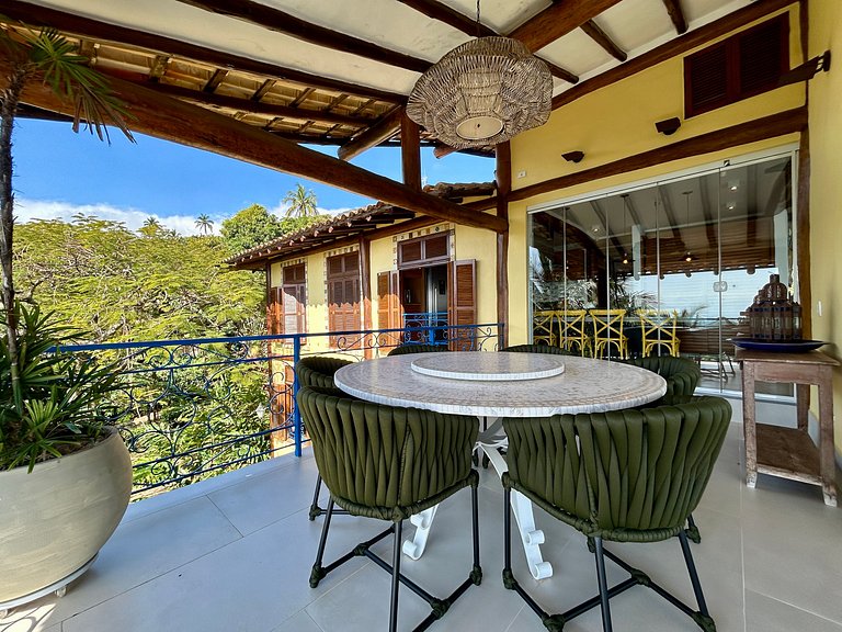 Piscina, espaço gourmet climatizado, vista mar