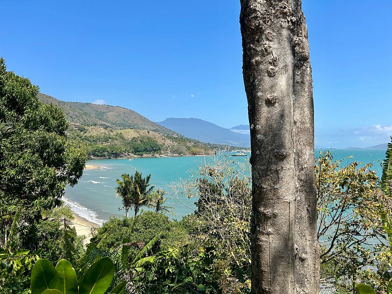Casa contemporânea, piscina, vista, espaço gourmet
