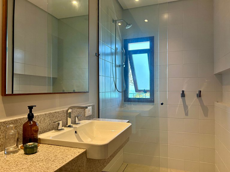 Casa contemporênea, piscina, vista, espaço gourmet