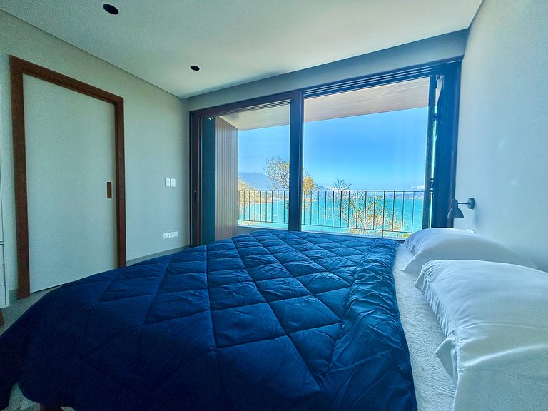 Casa contemporênea, piscina, vista, espaço gourmet