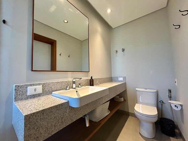 Casa contemporênea, piscina, vista, espaço gourmet