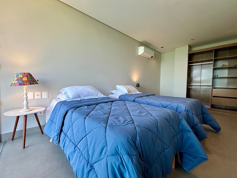 Casa contemporânea, piscina, vista, espaço gourmet