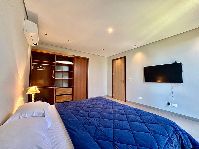 Casa contemporânea, piscina, vista, espaço gourmet