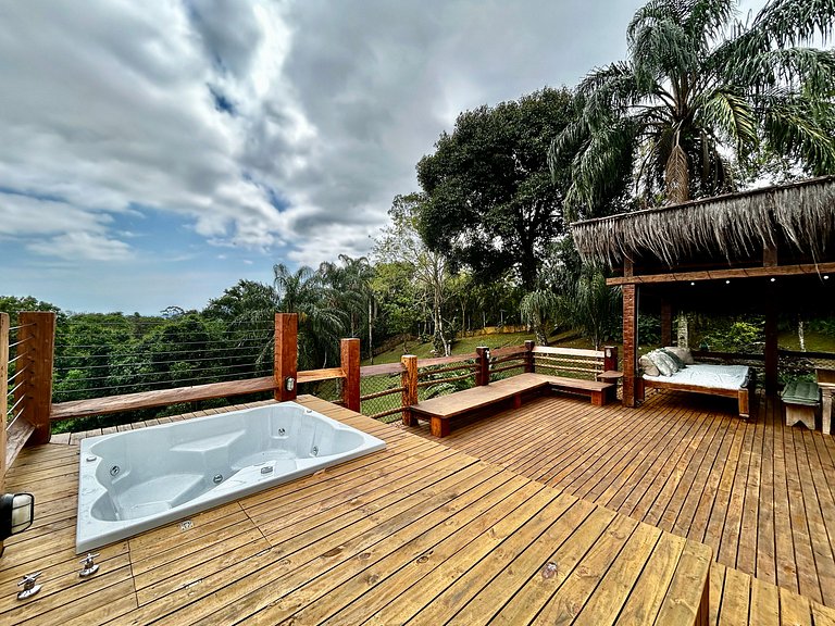 Refúgio em Ilhabela, com vista para mar e montanha