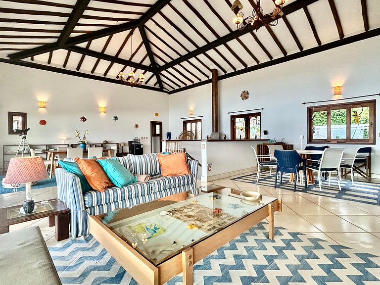 Vista deslumbrante, piscina e espaço gourmet