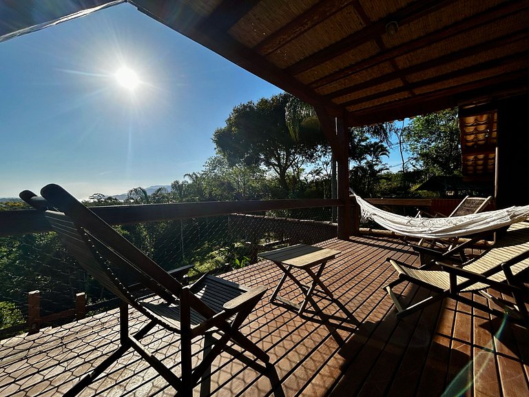 Refúgio em Ilhabela, com vista para mar e montanha