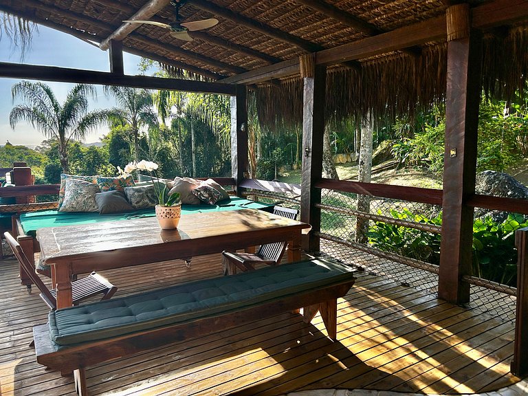 Refúgio em Ilhabela, com vista para mar e montanha