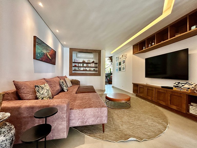 Experiência mar, montanha, piscina e churrasqueira