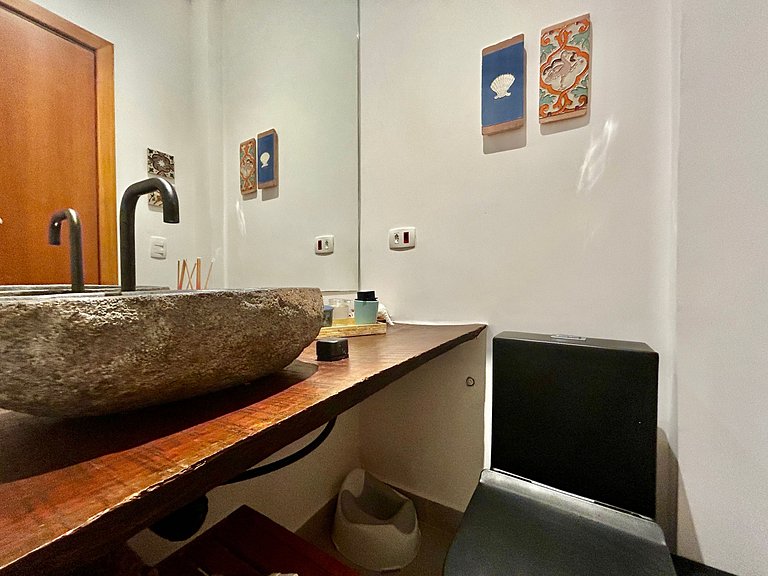 Experiência mar, montanha, piscina e churrasqueira