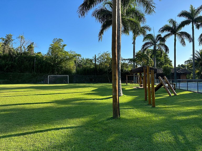 Experiência mar, montanha, piscina e churrasqueira