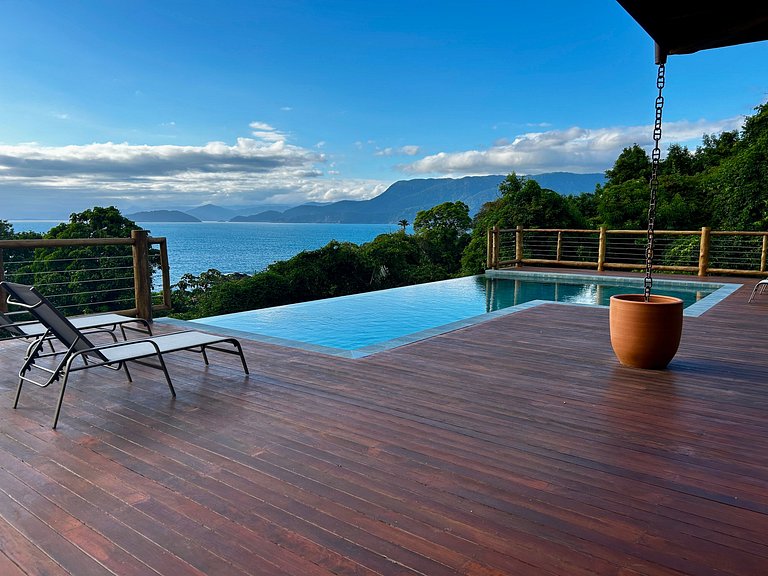 Casa Mirante ao Sul de Ilhabela