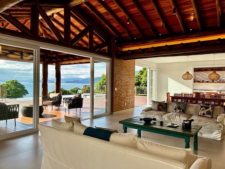 Casa Mirante ao Sul de Ilhabela