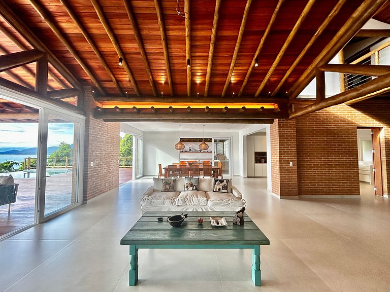 Casa Mirante ao Sul de Ilhabela