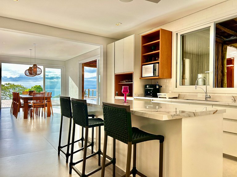 Casa Mirante ao Sul de Ilhabela