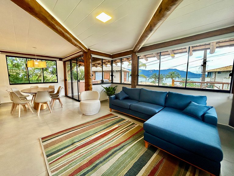 Piscina, vista, espaço gourmet em condomínio