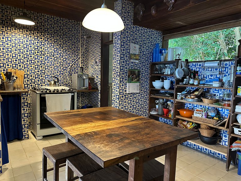 Casa pé na areia, piscina e conexão com a natureza