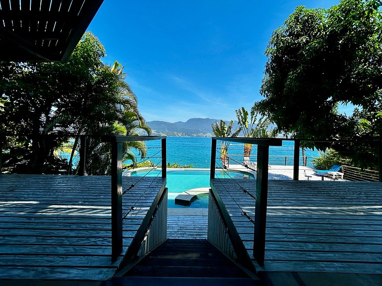 Casa costeira, Sul da Ilha, piscina e área gourmet