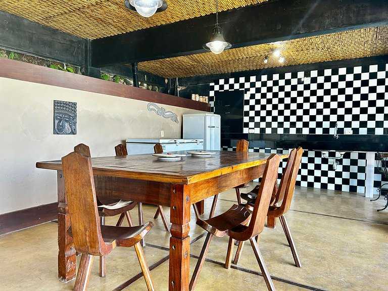 Casa costeira, Sul da Ilha, piscina e área gourmet