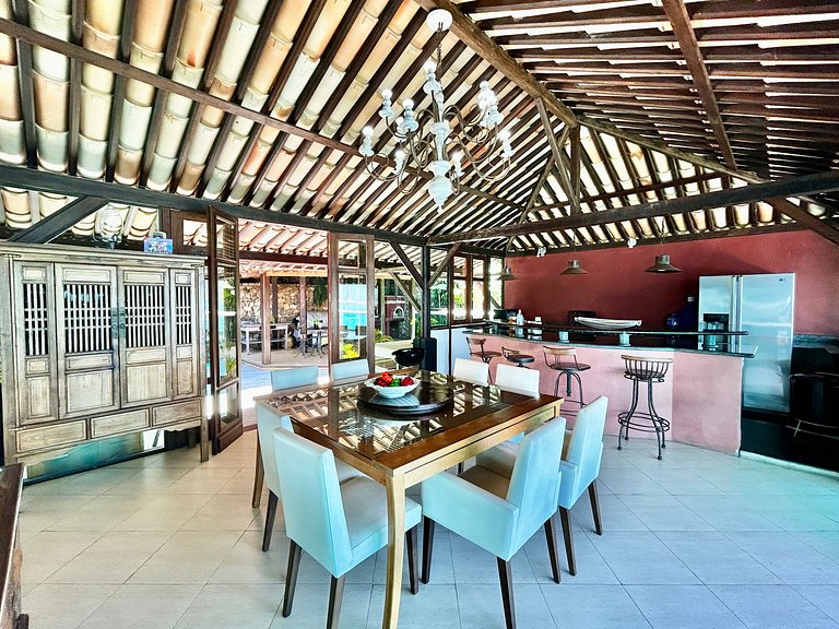 Casa costeira, Sul da Ilha, piscina e área gourmet