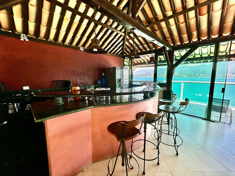 Casa costeira, Sul da Ilha, piscina e área gourmet