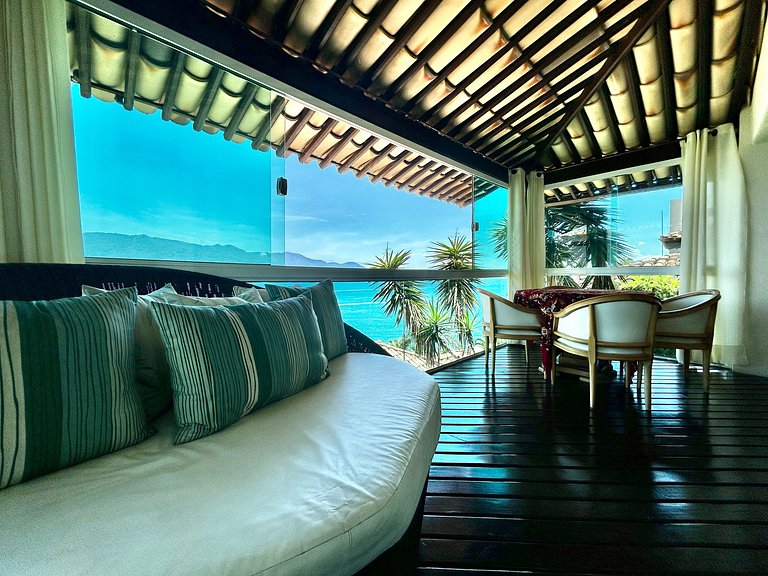 Casa costeira, Sul da Ilha, piscina e área gourmet