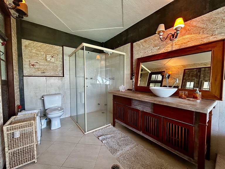 Casa costeira, Sul da Ilha, piscina e área gourmet