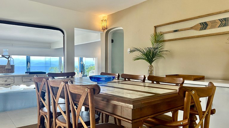 Piscina aquecida, sauna, churrasqueira, na Vila