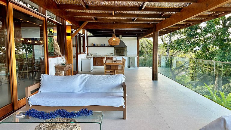 Casa em condomínio, piscina aquecida, sauna, vista