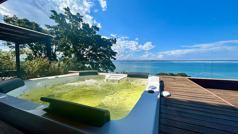 Casa em condomínio, piscina aquecida, sauna, vista