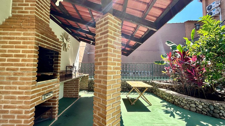 Vila História, 50m da praia, espaço gourmet