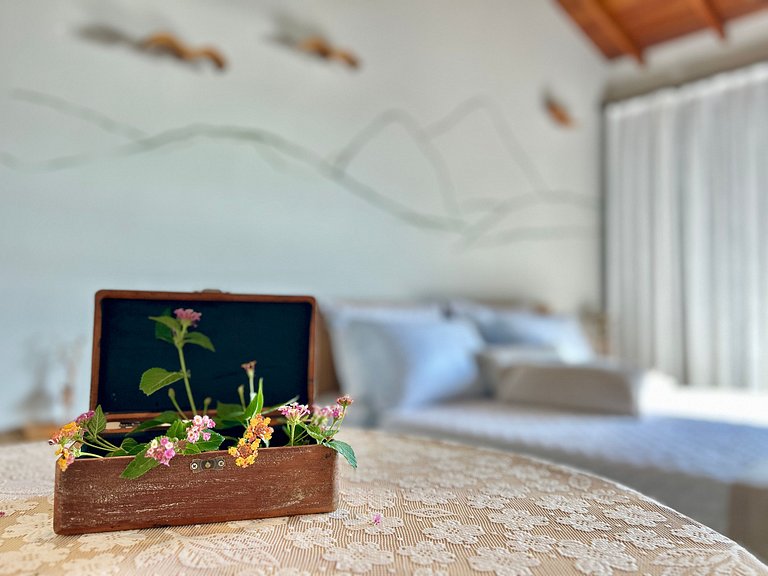 Flat com Jacuzzi Aquecida - Vila Histórica