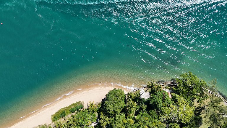 Casa pé na areia, espaço gourmet, região central