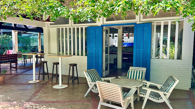 Casa pé na areia, espaço gourmet, região central